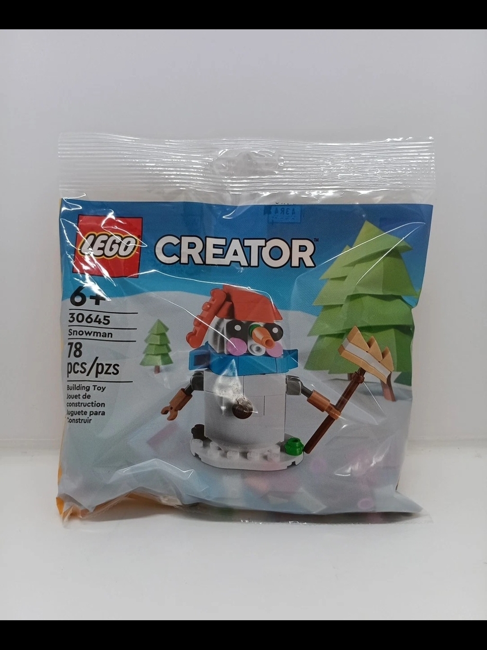 LEGO Creator Snowman Mini Set - White, Blue, Red, Brown